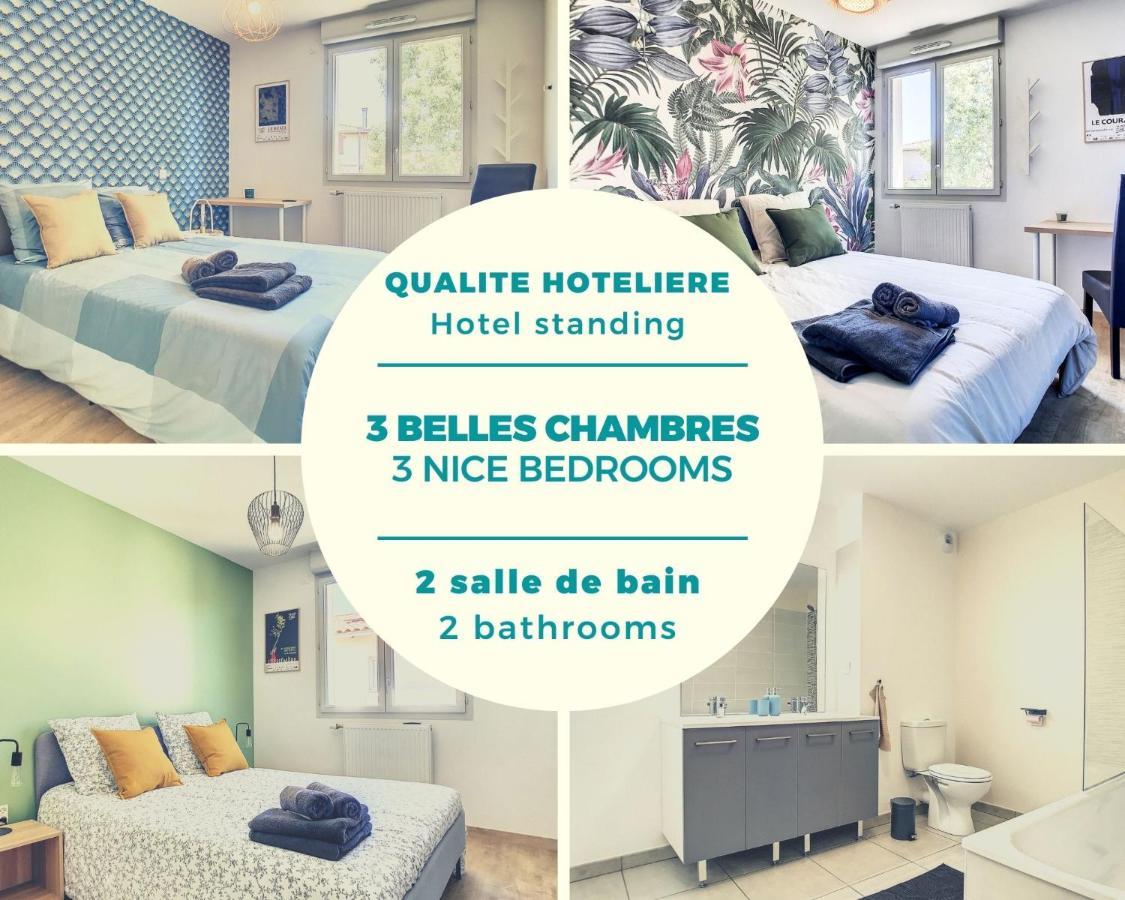 Villa Poete Avec Jardin 3 Chambres Parking Gratuit 图尔内菲乌勒 外观 照片